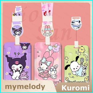 Star3 พวงกุญแจเชือกห้อย จี้การ์ตูนเมโลดี้ Sanrio Kuromi Pochacco สําหรับห้อยตกแต่งบัตรนักเรียน