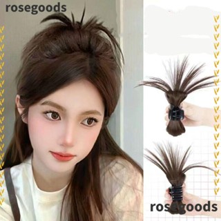 Rosegoods1 กิ๊บติดผมหางม้าสังเคราะห์ Y2K สําหรับผู้หญิง