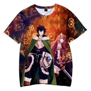 เสื้อยืด พิมพ์ลายอนิเมะ The Rising Of The Shield Hero แฟชั่นสตรีท สไตล์ฮาราจูกุ