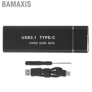 Bamaxis Mobile HDD Cover  M.2 NGFF To USB3.1 Type‑C Aluminum Alloy Hard Disk Box for Transmission