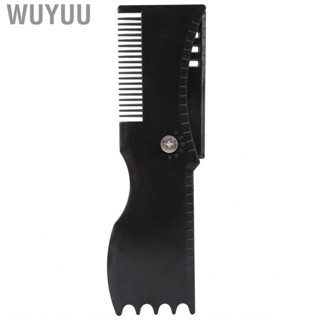 Wuyuu Men s Beard Shaping Template Rotated Styling For Hairline Neckline Goatee