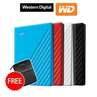 Wd ฮาร์ดดิสก์ภายนอก 2TB หนังสือเดินทาง 2023 2.5 นิ้ว USB 3.0 (WDBYVG0020BBK-WESN) สีดํา