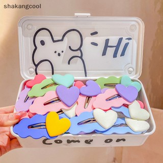 Shakangcool กิ๊บติดผม รูปคลื่น หัวใจน่ารัก สีสันสดใส สําหรับเด็กผู้หญิง SGL