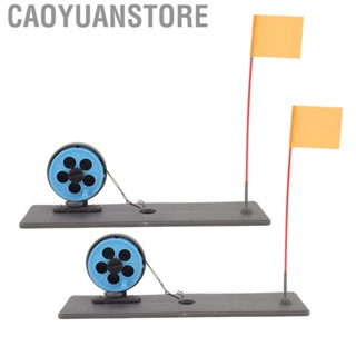 Caoyuanstore 2Pcs/Set Ice Fishing Flag Marker Rod Automatic Floating Tip Up