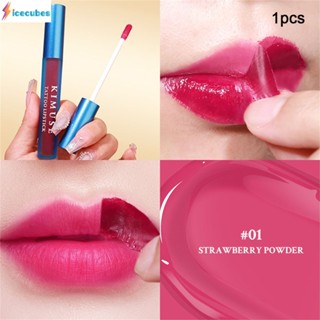 KIMUSE Peel Off Lip Stain Tattoo ลิปสติกติดทนนานและกันน้ำ Peel Off Pink Lip Tint Make Up ICECUBE