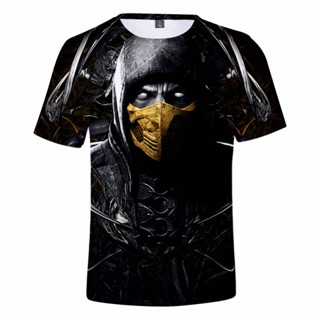 เสื้อยืด แบบนิ่ม พิมพ์ลาย Mortal Kombat 11 สไตล์ฮาราจูกุ คลาสสิก สําหรับผู้ชาย 2022 11