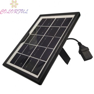 【COLORFUL】With USB Female Head 5V 1.8W Solar Panel Small Light Bulb Solar Charging Board