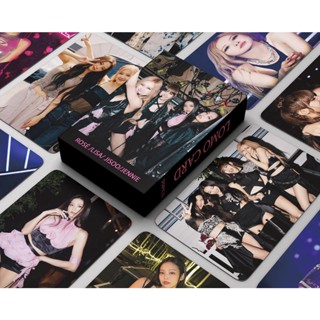 LOMO CARD 55P BLACKPINK COACHELLA 2023 การ์ด แบล็กพิงก์ 2 ด้าน โค้งมน ไร้ขอบ โฟโต้การ์ด ขนาด 8.7×5.7 ซม.Photo card KPOP