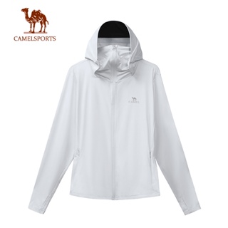 CAMEL SPORTS เสื้อคลุมกันแดด ผ้าถัก ป้องกันรังสีอัลตราไวโอเลต สําหรับผู้หญิง Upf50