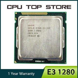 โปรเซสเซอร์ CPU Intel Xeon E3 1280 3.5GHz LGA 1155 8MB Quad Core SR00R มือสอง