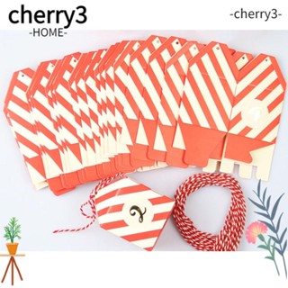 Cherry3 กล่องของขวัญคริสต์มาส ปาร์ตี้ โปรดปราน อุปกรณ์งานเลี้ยงเด็ก กล่องขนม