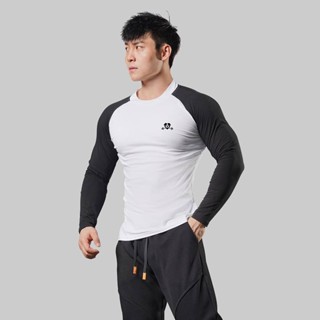 Mens Workout Clothes Running Training Autumn and Winter Cotton Tights Muscle Bottoming Shirt Outdoor Basketball Sports and Leisure Long Sleeve aEfW