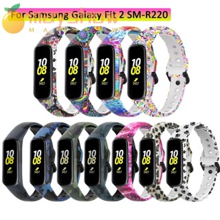 Mayshow สายรัดข้อมือ แบบเปลี่ยน สําหรับ Galaxy Fit 2 SM-R220