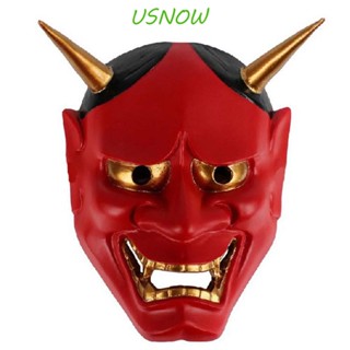 Usnow หน้ากากคอสเพลย์ Kabuki Kitsune Evil Oni พร็อพปาร์ตี้