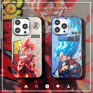 เคสโทรศัพท์มือถือ กันกระแทก ลายดราก้อนบอล Z Goku Vegeta สําหรับ IPhone 11 12 13 14 Pro Max 14 Pro Max 13 Pro 12