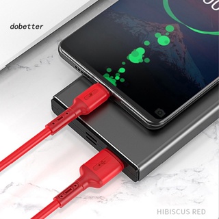 &lt;Dobetter&gt; สายชาร์จ Micro USB แบบนุ่ม ชาร์จเร็ว ยาว 1 เมตร สําหรับ Android