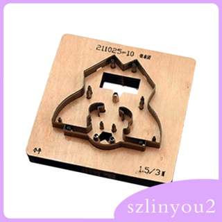 [szlinyou2] แผ่นแม่แบบหนัง ตัดลายนูน รูปสัตว์ ทนทาน สําหรับตกแต่งสมุดภาพ งานหัตถกรรม