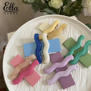 Ellastore123 กิ๊บติดผม กันลื่น สีแคนดี้ น้ําหนักเบา สําหรับผู้หญิง