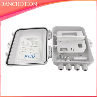 กล่องไฟเบอร์ออปติก PLC 1/2 12 แกน FTTH