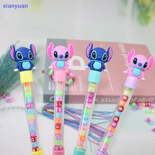 Xianyuan ปากกาเจลลูกปัด ลาย Disney Stitch สร้างสรรค์ สําหรับนักเรียน