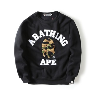 เสื้อกันหนาว ปักลายตุ๊กตา Bape By A bathing Ape Terry splicing