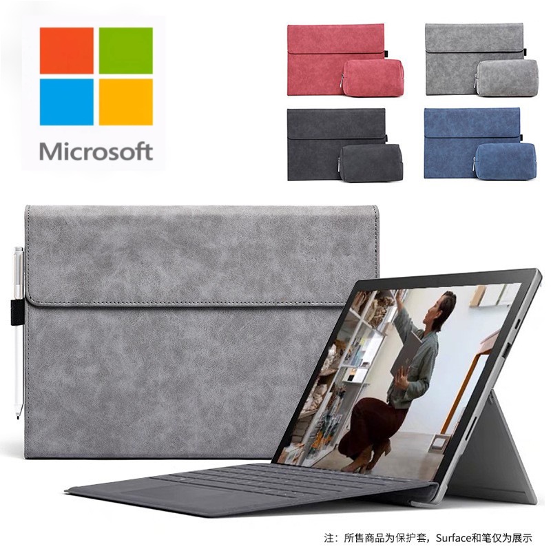 2020 ใหม่แล็ปท็อปแท็บเล็ตฝาครอบแขน Microsoft Surface Pro 4 5 6 7 8 9 Go Go2 Go 2 3 Pro X Stand Holde