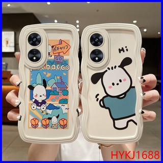 เคส Oppo A78 5G เคส Oppo Reno 8T 5G เคสโทรศัพท์มือถือ ซิลิโคนนิ่ม tpu ลายคลื่น สําหรับ KLQ