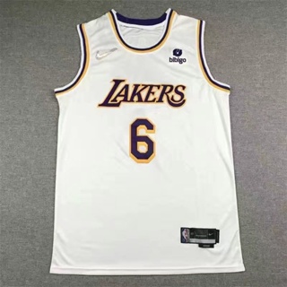 เสื้อกีฬาบาสเก็ตบอล ปักลาย Lakers No. เสื้อกีฬาแขนสั้น ลายทีม 23 James 24 Kobe City Edition ชุดเหย้า 898480