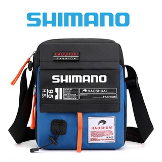 Shimano ใหม่ กระเป๋าสะพายไหล่ ผ้าแคนวาส กันน้ํา แบบพกพา สําหรับผู้ชาย 2023