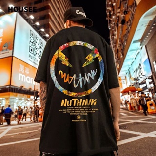 S-8XL Harajuku fashion brand oversize short-sleeved T-shirt men and women trend Korean personality hip-hop couples _03