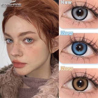 Eyeshare คอนแทคเลนส์ สีน้ําตาล ธรรมชาติ สีฟ้า สําหรับดวงตา 1 คู่