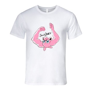 เสื้อยืดแขนสั้นJiggly Buff, purin Pokemon character tv T Shirt_07S-5XL