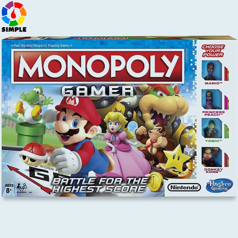 MONOPOLY SUPER MARIO GAMER PREMIUM EDITION