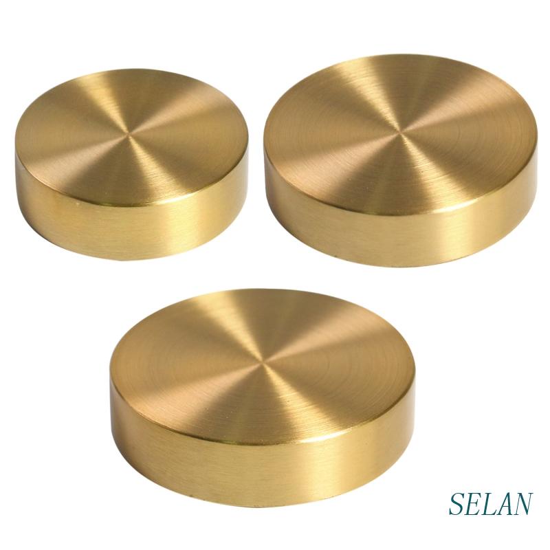 Sel ที่ทับกระดาษ ทรงกลม ทองเหลือง ป้องกันสนิม ทนทาน 3 ขนาด สําหรับผู้เริ่มต้น