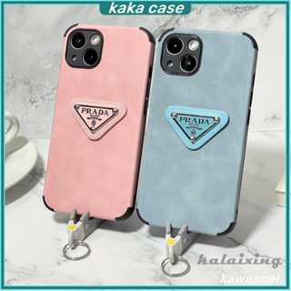 เคสโทรศัพท์มือถือหนัง ลายโลโก้ Prada สําหรับ iPhone 14 Pro Max 14 Plus 13 12 11 Pro Max 12 13 Mini Xs Max Xr X Xs 6 7 8 Plus