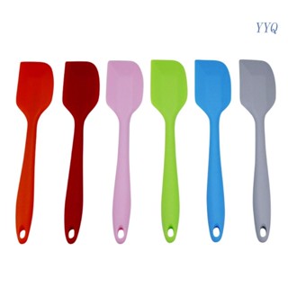 Yyq ไม้พายซิลิโคน ขอบบาง ขนาดเล็ก 6 สี