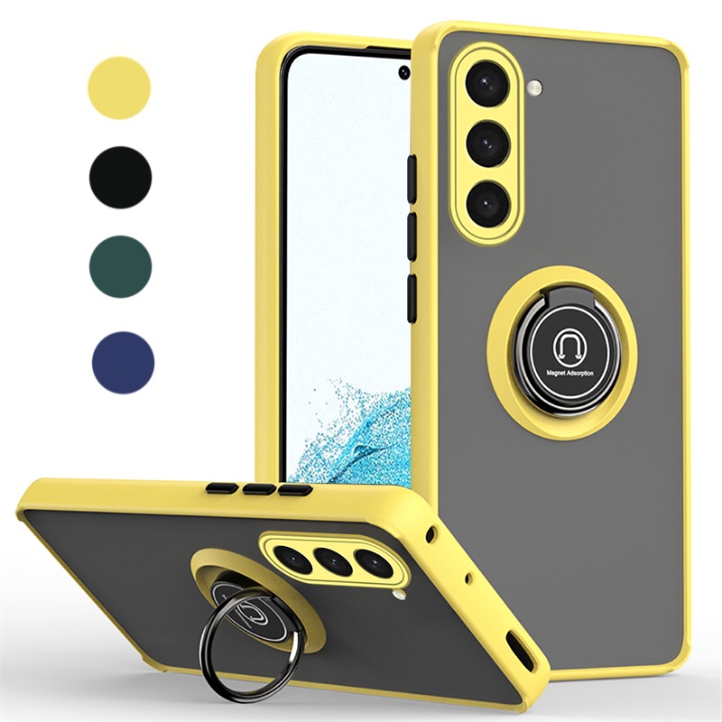 Armor Stand Protection Phone Case Shockproof Ring Holder Bracket Back Cover For Samsung Galaxy A54 A14 A34 4G 5G S23 Ultra