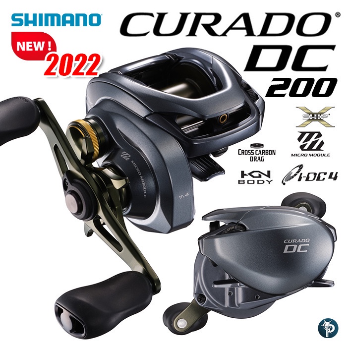 COD🚩TOP รอกหยดน้ำ SHIMANO CURADO DC 200 ЮNEW
