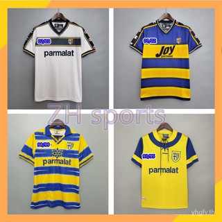 เสื้อกีฬาแขนสั้น ลายทีมชาติฟุตบอล Parma 01 02 03 98 99 93 95 ชุดเหย้า สไตล์เรโทร