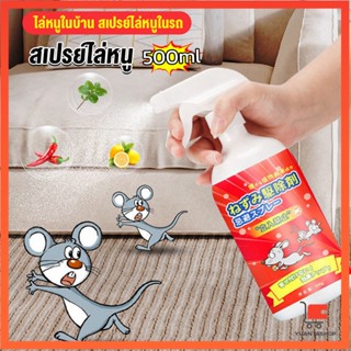 สเปรย์ไล่หนู น้ำยาไล่หนู กำจัดหนูในรถหรือบ้านของคุณ 500ml  Anti Rat Spray