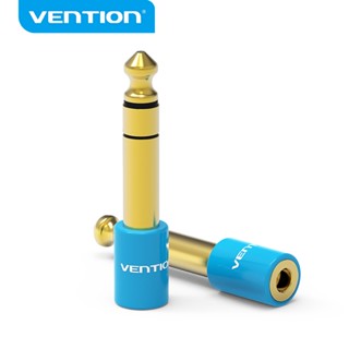 Vention ปลั๊กแจ็คไมโครโฟน 6.5 มม. เป็น 3.5 มม. สําหรับอะแดปเตอร์ขยายเสียงไฟฟ้า สายเคเบิล Aux 3.5 เป็น 6.35