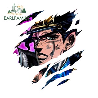 Earlfamily สติกเกอร์ JOJO กันน้ํา ลายอนิเมะ สําหรับติดตกแต่งรถยนต์ โน๊ตบุ๊ค หมวกกันน็อค ขนาด 13 ซม. × 11.5 ซม.