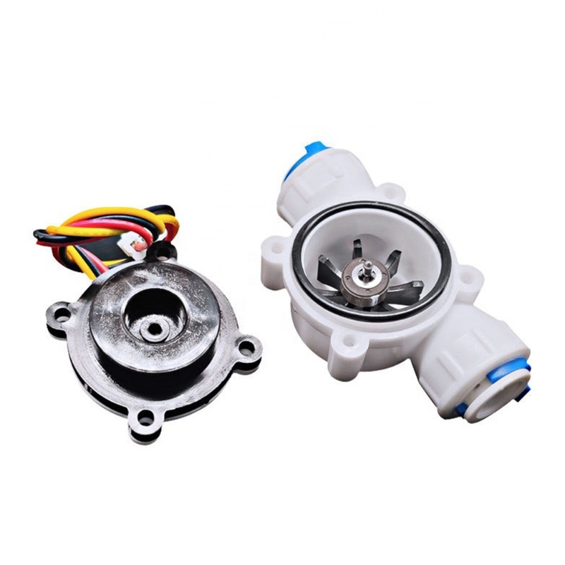 HL 3 8 นิ้ว Quick Connect 0 3-10L min Water Hall Effect Flow Sensor Meter Compact-