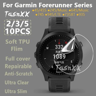 สําหรับ Garmin Forerunner 45/45S 945 LTE 745 935 735xt 245/645 เพลง สมาร์ทวอทช์ บางเฉียบ นุ่ม ไฮโดรเจล ซ่อมได้ ฟิล์มป้องกันหน้าจอ - ไม่ใช่กระจกนิรภัย