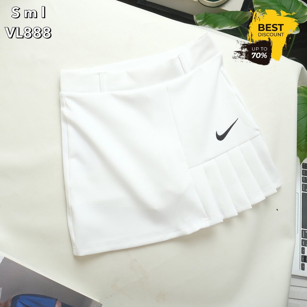 sports skirt กระโปรงกีฬา กระโปรงใส่เล่นเทนนิส-กล์อฟ มีซับในสเต มีกระเป๋าด้านหลัง รหัสSK9