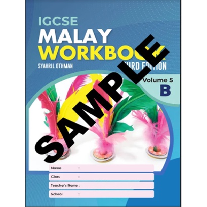 IGCSE MALAY WORKBOOK 3RD EDITION เล่ม 5B