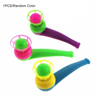 ลูกบอลเป่าลมแบบลอยตัวหลอดของเล่นคลาสสิกแบบดั้งเดิมพลาสติก Suspension Blowing Ball Recall Children Toy Kids Holiday Gift