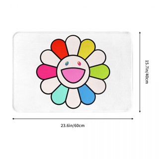 ใหม่ พร้อมส่ง Takashi Murakami (1) พรมเช็ดเท้า ผ้าสักหลาด กันลื่น ดูดซับน้ําได้ดี แห้งเร็ว 16x24 นิ้ว สําหรับห้องน้ํา ห้องนั่งเล่น โซฟา ห้องนอน