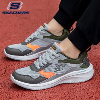 Skechers_ DUAL-LITE รองเท้ากีฬาลําลอง ผ้าตาข่าย ระบายอากาศ ขนาดใหญ่ สําหรับผู้ชาย และผู้หญิง