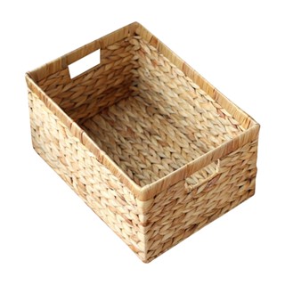 Hand Woven Living Room Universal Practical With Handle Kitchen Large Capacity Easy Clean Gourd Grass Storage Basket